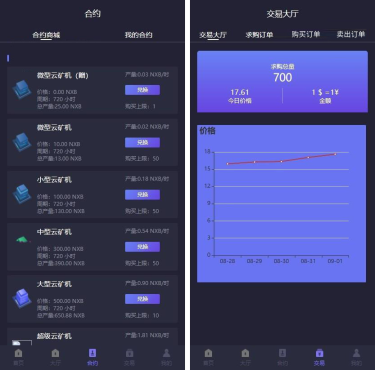 
最新二开新UI区块链挖矿系统挖矿源码量化区块链/合约/多币种/推荐奖励/认筹/锁仓/交易所大厅源码
-程序员丸子-分享优质资源
-第2
张图片