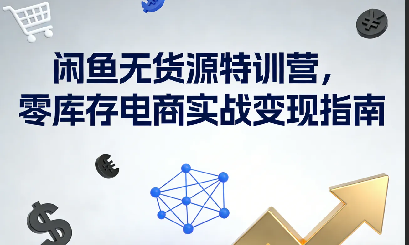 龟课闲鱼无货源电商特训营第20期|1980元价值实战课程零库存变现指南
-程序员丸子-分享优质资源
-第1
张图片